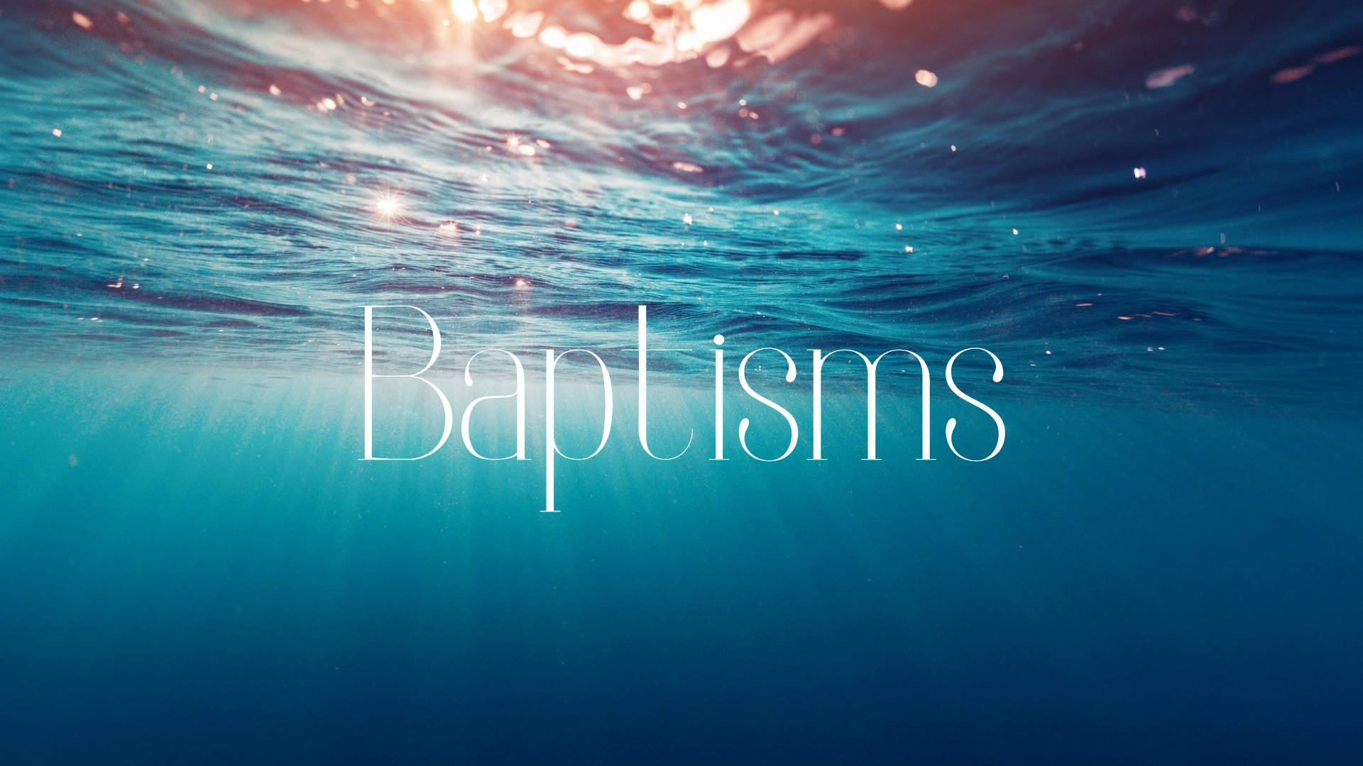 Baptisms (1)